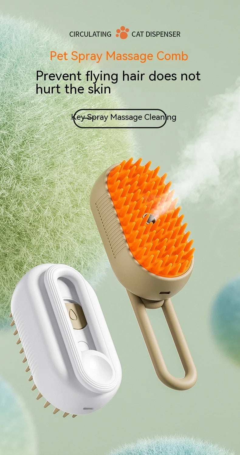 Pet Spray Comb: Groom, Clean, Massage, Hair Removal