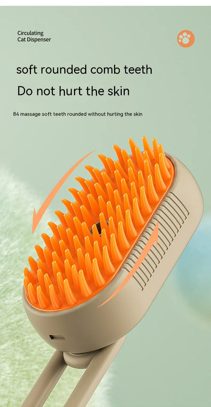 Pet Spray Comb: Groom, Clean, Massage, Hair Removal