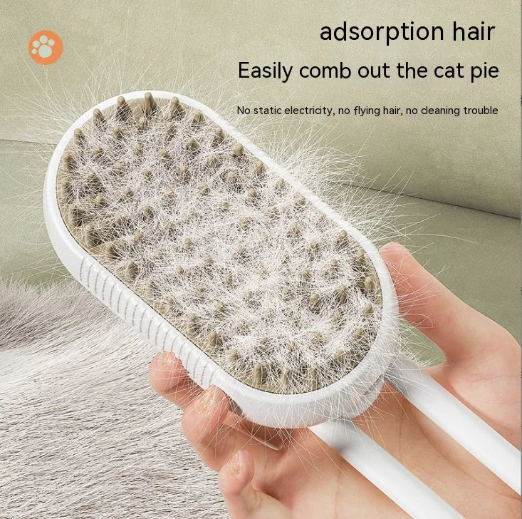 Pet Spray Comb: Groom, Clean, Massage, Hair Removal