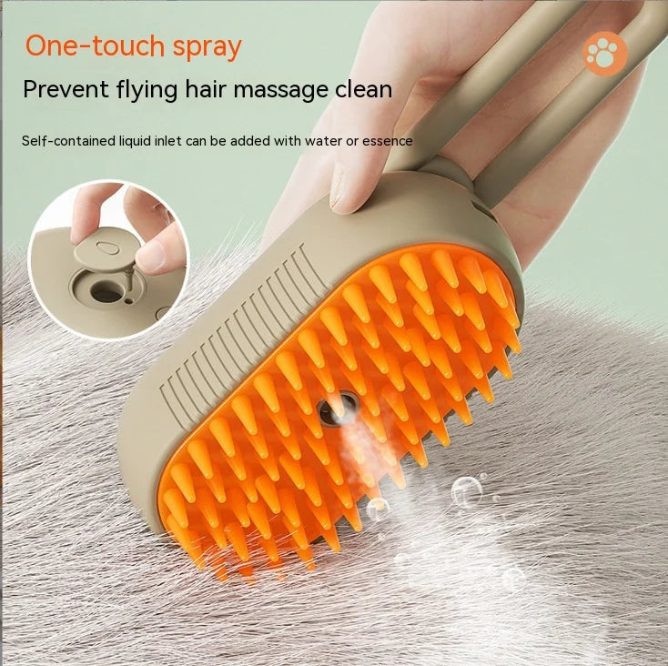 Pet Spray Comb: Groom, Clean, Massage, Hair Removal