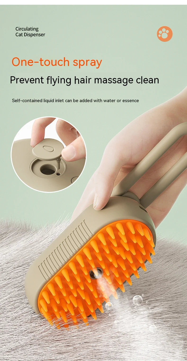 Pet Spray Comb: Groom, Clean, Massage, Hair Removal